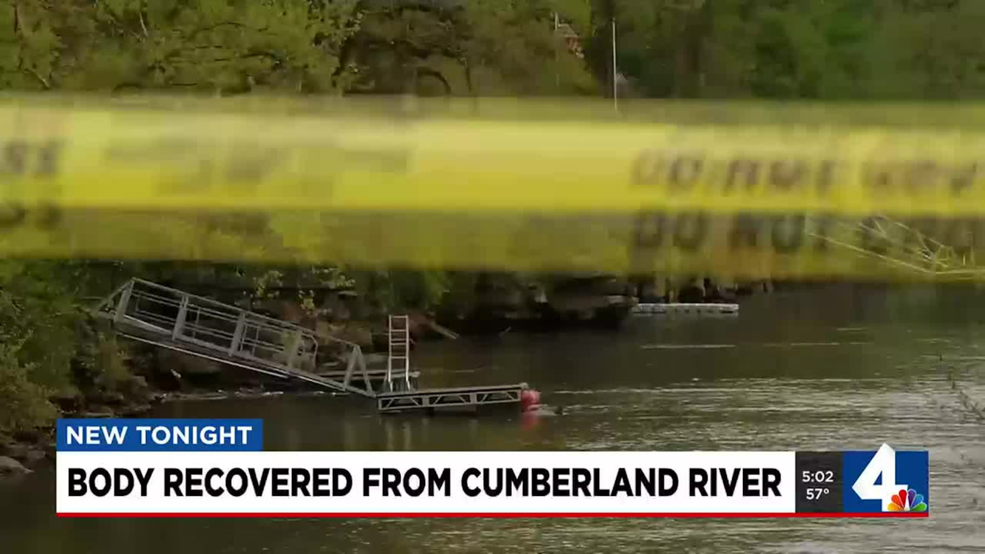 Body Recovered From Cumberland River, Identified