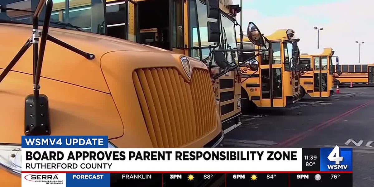 Rutherford County School Board approves parent responsibility zone