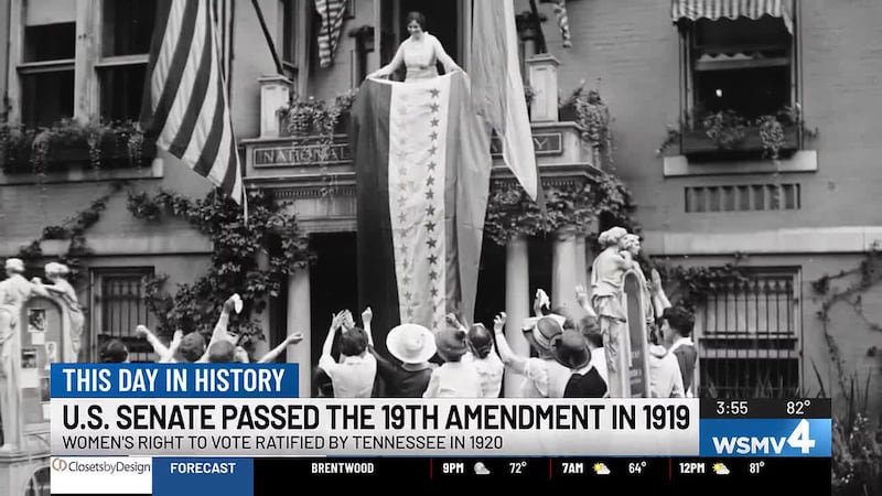 The amendment would eventually give women the right to vote and was later ratified in August...