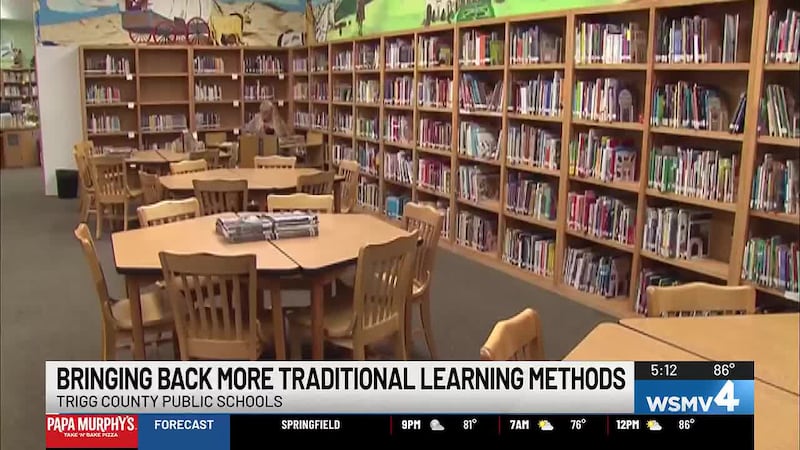 The district is moving from more tech to more tradition as research indicates overreliance on...