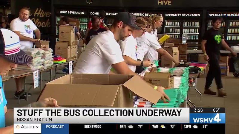 This year's drive produced enough supplies to fill more than 16,000 backpacks for students.