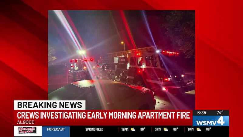 The fire sparked inside a bedroom at the Garden Grove Apartments on Quinland Lake Court.