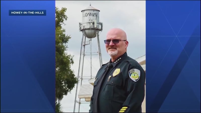 A former police chief is accused of having sex with the wife of a felony suspect while on duty.