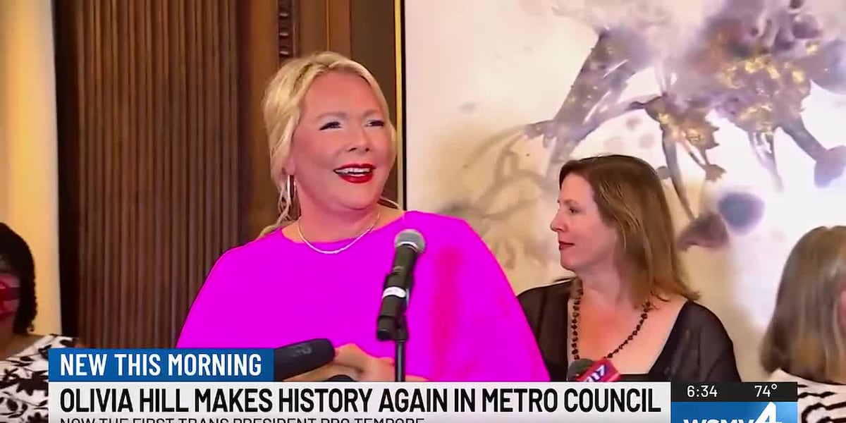 Olivia Hill voted in as Metro Nashville Council's president pro tempore