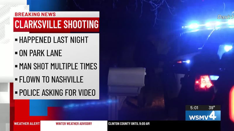 A man was found shot multiple times in a home on Park Lane Thursday night.